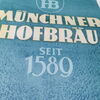 Hofbräuhaus München - Münchener Hofbräu Bier Werbeplakat (50er Jahre)