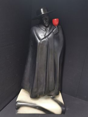 Sandeman Don - XXL Kuststoffwerbefigur aus dem Jahr 1993 (Ca. 90 cm hoch)