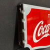 Coca Cola Fahnenschild aus der Zeit vor 1945 (beidseitig emailliert)