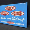 Duco - Ducolux - Ducolux Auto / Lackfabriken Wiederhold (50er Jahre Emailleschild)