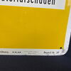 Was bedeutet ein Unfall ? Blechschild Warnschild Unfallverhütung 60 x 42 cm um 1960