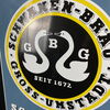Emailschild Schwanen Bräu Gross Umstadt Hessen 72 x 48 cm um 1950