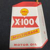 6 top erhaltene original Shell Öl-Wechselpappanhänger (Um 1960)