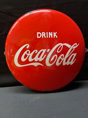 Coca Cola Emailledeckel (Holland / 50er Jahre)
