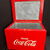 Coca Cola Holztruhe mit Kühlfachauskleidung (Späte 50er / Frühe 60er Jahre)