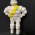 Michelin Bibendum Werbefigur Reproduktion Gips 34 x 20 cm