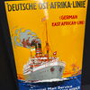 Deutsche Ost-Afrika-Linie Emailschild (REPRODUKTION)
