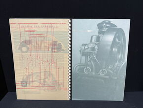 VW Käfer - Ringbuch aus der Zeit um 1954