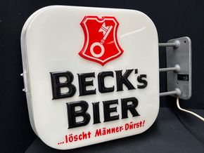 Becks Bier Werbeleuchte