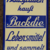 Backdie Emailleschilderpärchen in XXXL-Größe (Um 1925)