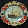 F. Missler Bremen / Agentur für Schiffsfernreisen (Blechschild um 1900)