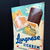 Langnese Eis Blechschild mit Werbung für Domino und Happen (Um 1960)