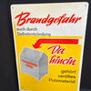 Blechschild zur Unfallverhütung (Motiv 3)