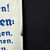 Merken - Ordnung wahren! (Gewölbtes Emailleschild um 1930)
