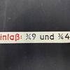 Sprechstunde Hinweisschilder 3er Set (Um 1950)