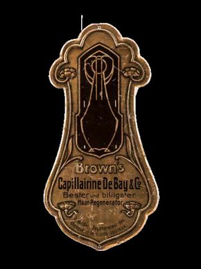 Brown’s Capillairine De Bay & Co. um 1905