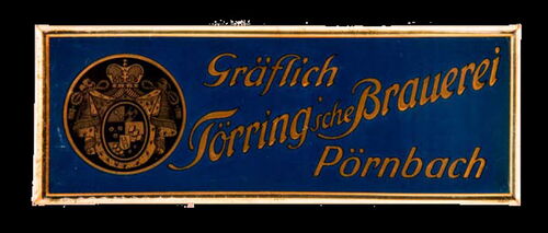 Gräflich Törringsche Brauerei Pörnbach. Um 1925