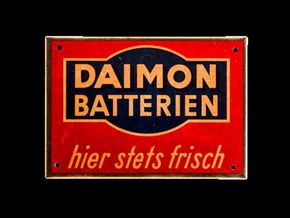 Daimon Batterien um 1960