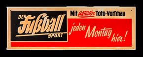 Fußball Sport, 50er Jahre