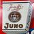 Juno lobt jeder ! Juno Josetti Blechschild 74 x 51 cm um 1930