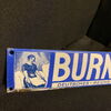 Burnus - das organische Einweichmittel - Emailschild - Türschild 31,5 x 5,5 cm um 1930