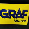 Graf Würze - Gewölbtes Emailleschild (1930/1950)