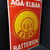 Aga und Elbak Batterien / Großes 50er Jahre Emailleschild aus Österreich