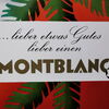Montblanc Zelluglausschild aus den späten 50er Jahren