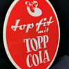 Topp Cola Blechschild im Originalpapier (Um 1955)