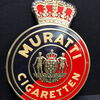 Muratti Cigaretten Blechschild mit Krone (Um 1925)