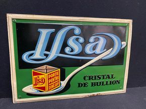 Ilsa Suppen - Ilsa Cristal de Bullion (Geprägtes Blechschild um 1925)