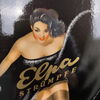 Elpa Strümpfe Pinup Werbeschild  25,5 x 20 cm um 1950