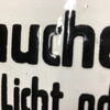 Rauchen, offenes Licht oder Feuer… (Gewölbtes Hinweisschild)
