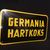 Germania Hartkoks Brikett Emailschild um 1930