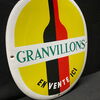 Granvillons en vente ici - Ovales Emailleschild um 1960