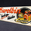 Herolbin Lackleder - Paste (Blechschild um 1910)