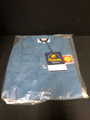Shell Tankstellen-Kittel (60er Jahre) ungetragen und originalverpackt. (Version 2)