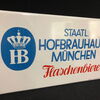 Hofbrauhaus München - Flaschenbiere (50er Jahre) Emailschild