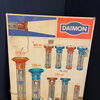 Daimon Werbeaufsteller Set - Daimon Taschenlampen & Campinglampe - Um 1955 