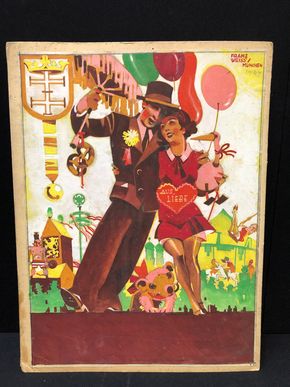 Oktoberfest Originalentwurfszeichnung zu einem Plakat aus dem Jahr 1944