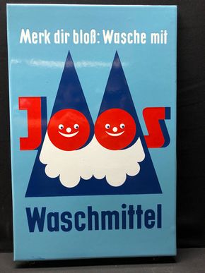 Joos Waschmittel / Emailschild (50er Jahre)