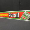 Persil Streifen 2er Set im ungeputzten Fundzustand (Emailleschilder um 1925)