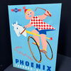 Phoenix Fahrrad - Reifen / Mein Steckenpferd (Beschichtete Werbrpappe um 1955)