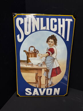Sunlight Savon  (Emailleschild REPRODUKTION)