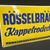 Rösselbräu Kappelrodeck (Gewölbtes Emailleschild um 1930/1950)
