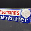 Wizemanns Palmbutter (Gewölbtes Emailleschild um 1920)