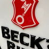 Becks Bier Werbeleuchte