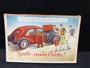 Schreibers Stehauf-Bilderbücher / Hallo mein Auto (Gefertigt vor 1945)