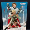 Agfacolor Werbeschild zum Thema Skiurlaub (60er Jahre)
