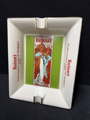 Ruinart Champagne Porzellanaschenbecher (wohl 1960er Jahre)